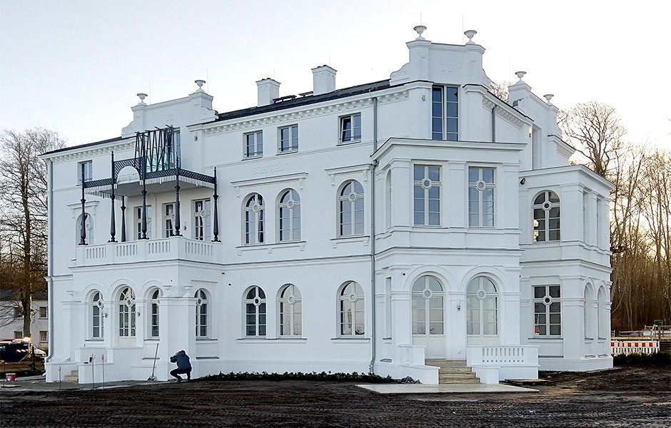 HLD Fertigstellung Villa Schwan Nordansicht