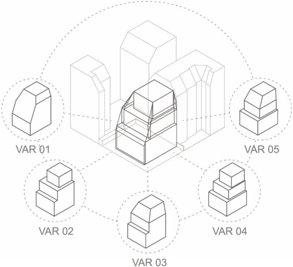 WIL71 Axonometrie Varianten